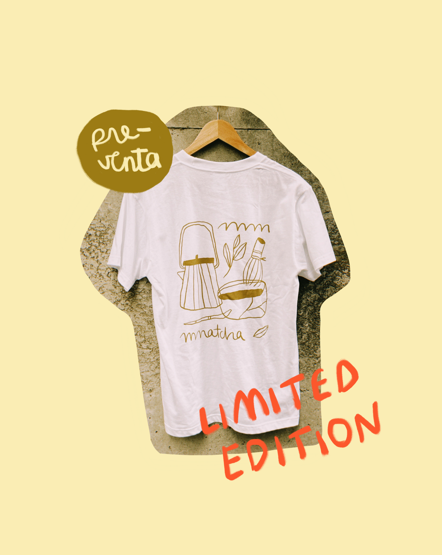 Matcha T-Shirt. Limited Edition, *presale*