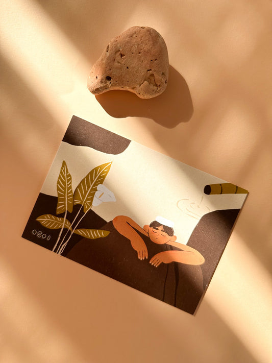 Onsen Postcard