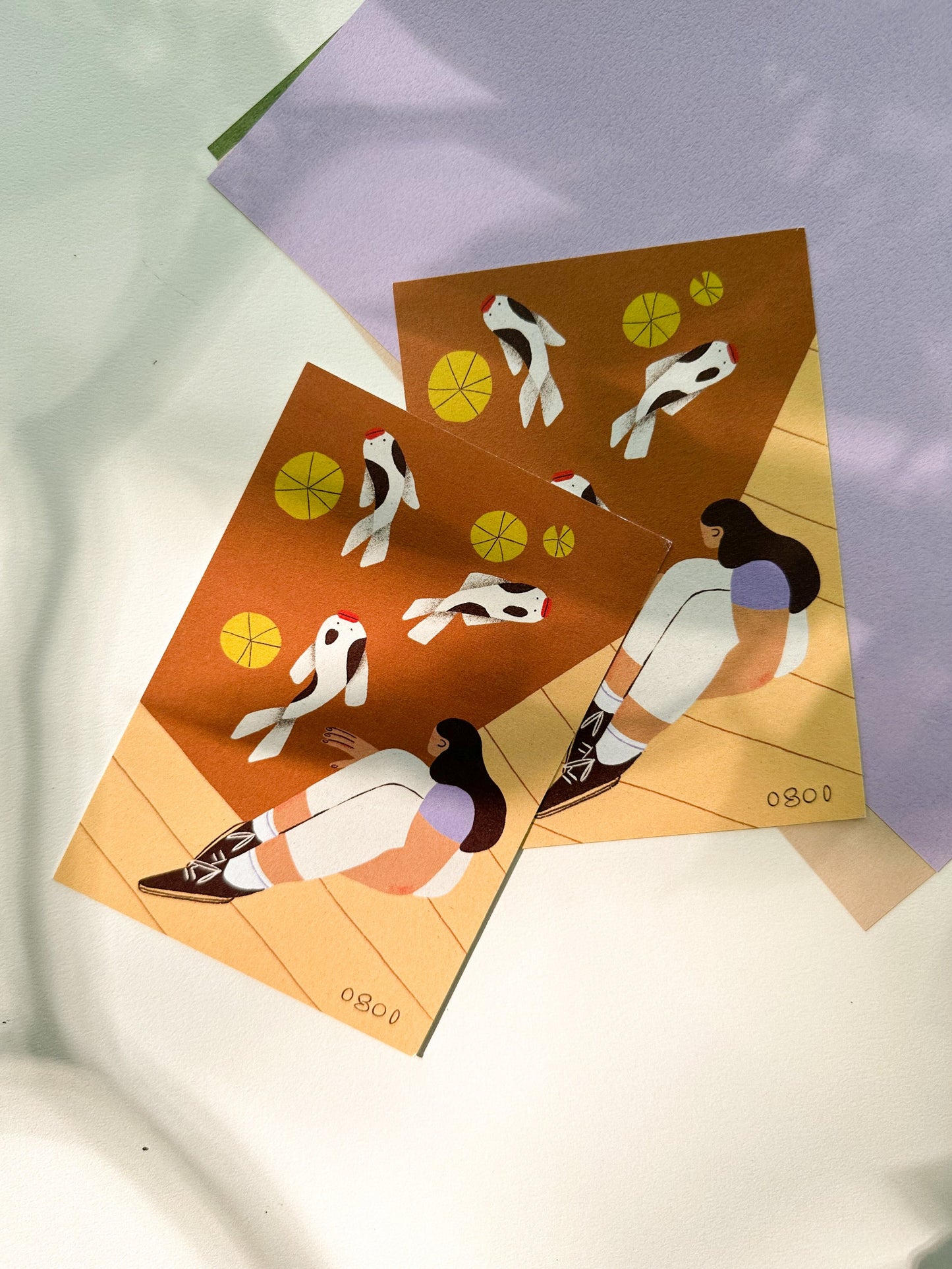 Koi Post card