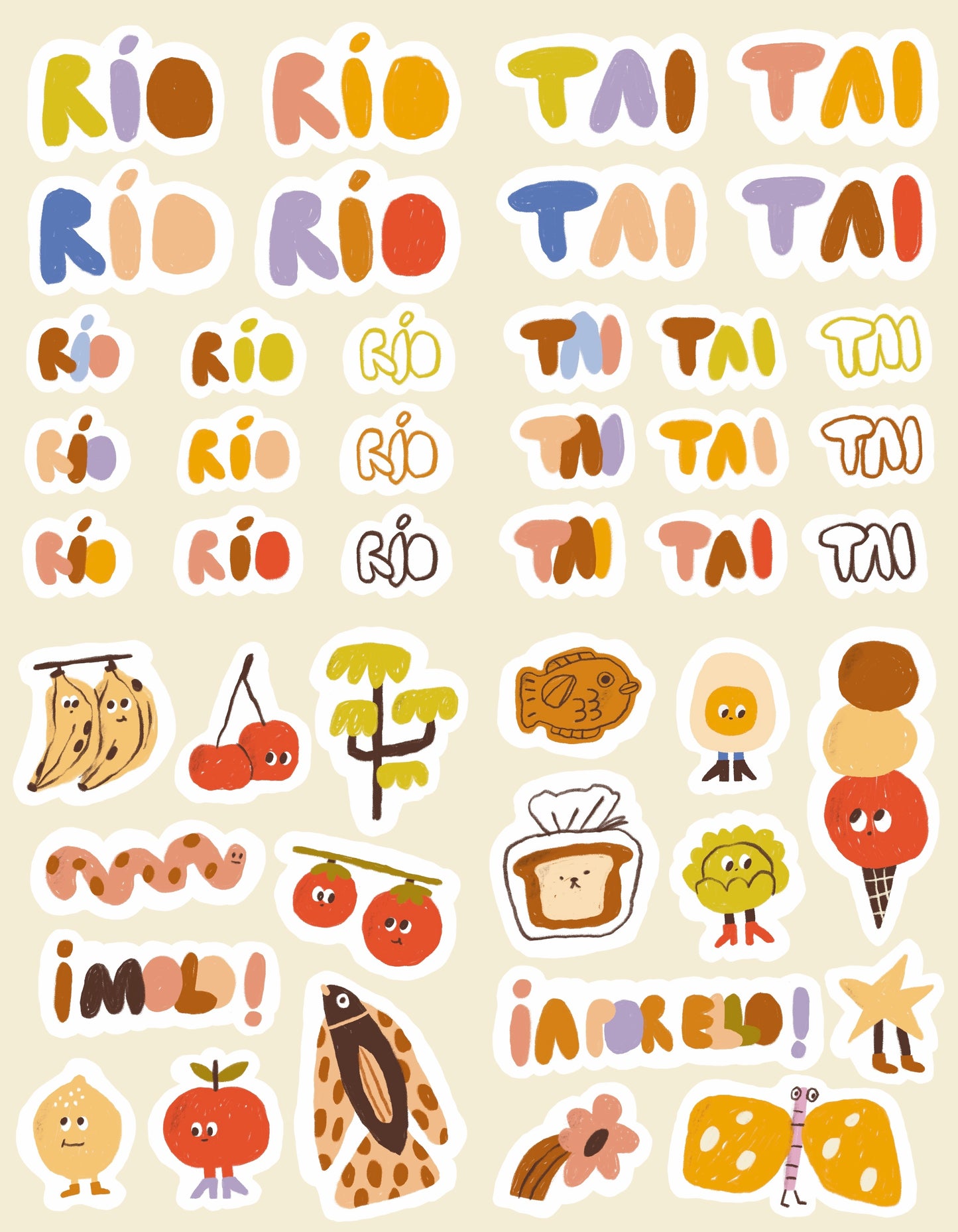 Pegatinas Personalizadas Nombre
