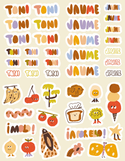 Pegatinas Personalizadas Nombre